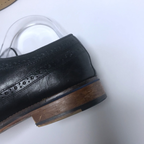 Johnston & Murphy 11.5 Black Leather Oxford Shoes - Picture 8 of 8
